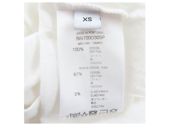 T-shirt en coton Destroy Processing GIVENCHY Blanc - vue 6