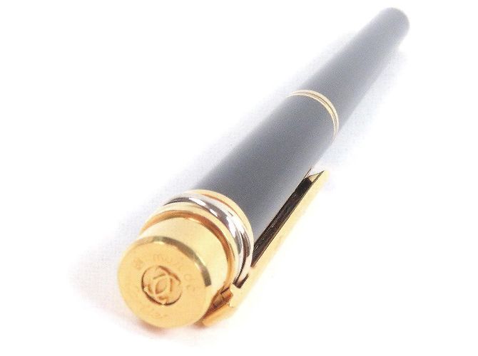 Cartier Trinity Au750 Füllfederhalter Schwarz Golden - Ansicht 4
