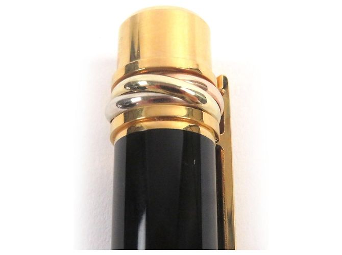Cartier Trinity Au750 Füllfederhalter Schwarz Golden - Ansicht 8