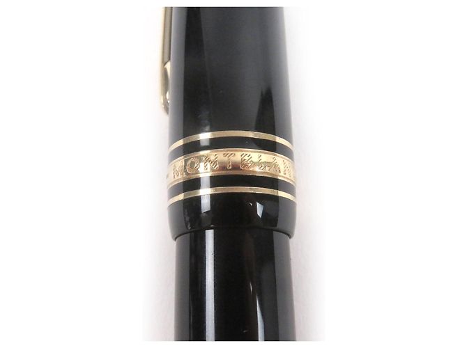 Montblanc Meisterstück 14K Füllfederhalter Schwarz - Ansicht 5