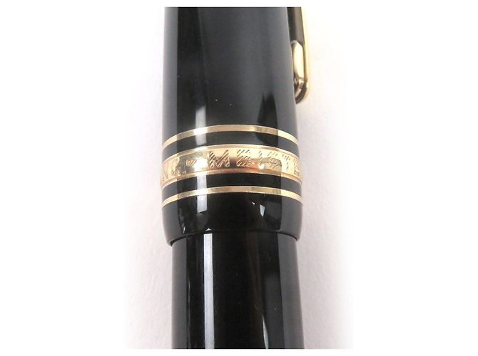 Montblanc Meisterstück 14K Füllfederhalter Schwarz - Ansicht 6