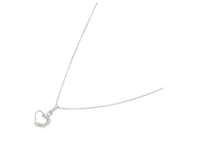 Autre Marque Collier en diamants Au750 Argenté - vue 2