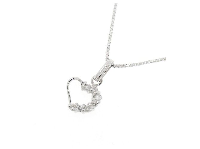 Autre Marque Collier en diamants Au750 Argenté - vue 3