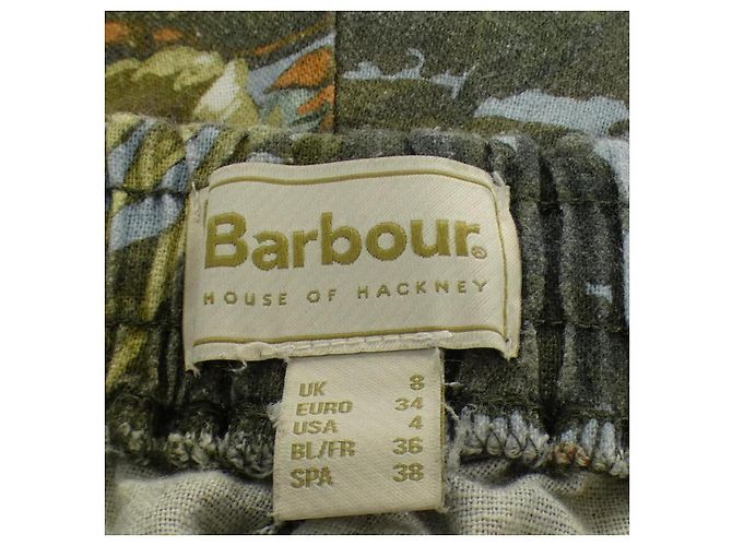 Calças Barbour Azul Caqui - vista 4