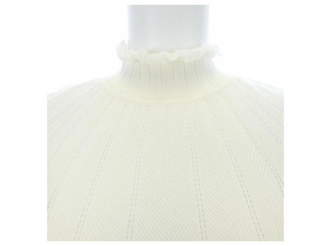 Hermès Hermes PULL MANCHES LONGUES Knitwear Bianco - vista 5