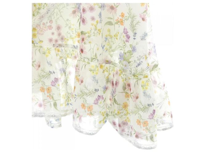 Autre Marque Gonna QUEENS COURT Bianco - vista 6