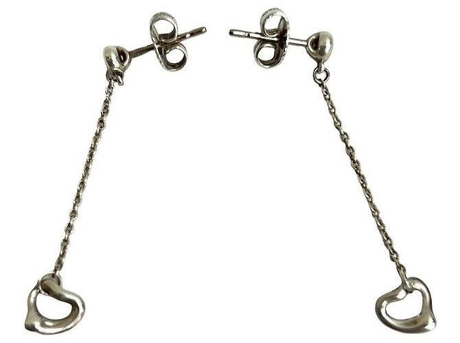 Tiffany & Co Pendientes TIFFANY&Co. Open Heart en plata - vista 4