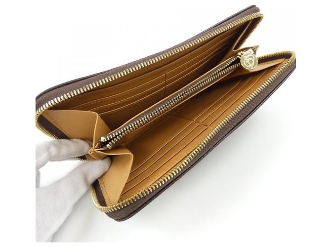 Autre Marque Ooba Seiho Ledergeldbörse Braun - Ansicht 5