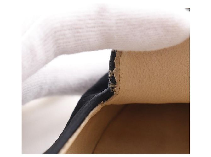 Mocassins en velours Chanel Coco Mark Noir - vue 7
