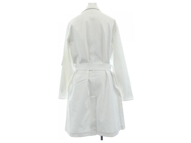 Hermès White Trench Coat - view 2