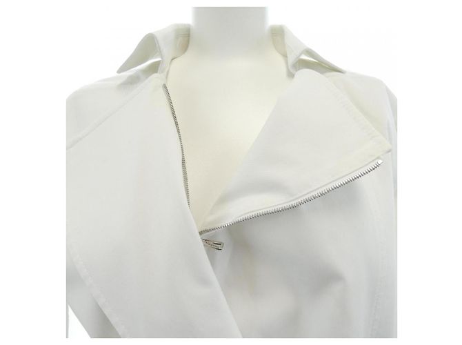 Hermès White Trench Coat - view 6