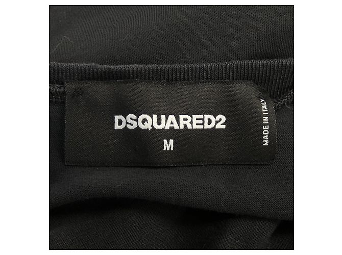 Camiseta de tirantes de algodón Dsquared2 Negro - vista 4