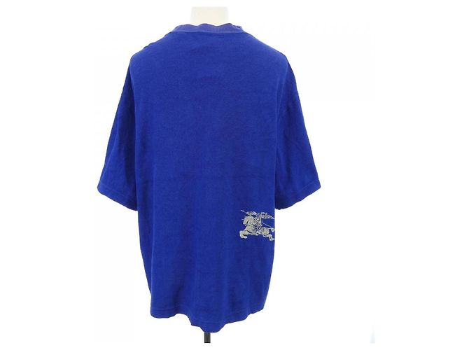 T-shirt de algodão Burberry Azul - vista 2