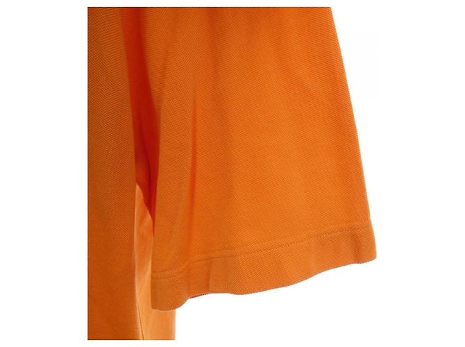 Hermès Hermes Polohemd aus Baumwolle Orange - Ansicht 6