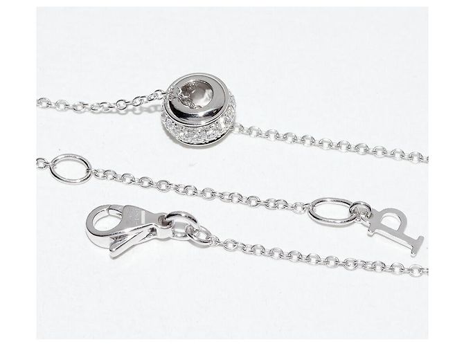 Piaget Possession Au750 Weißgold Diamant-Halskette Silber - Ansicht 5