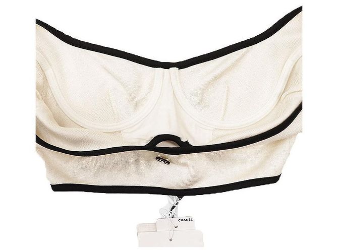 Top corto de punto de seda Chanel 21S P70684 Negro - vista 9