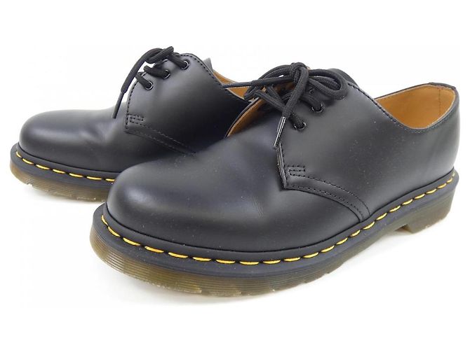 Autre Marque Scarpe in pelle Dr. Martens Nero - vista 3
