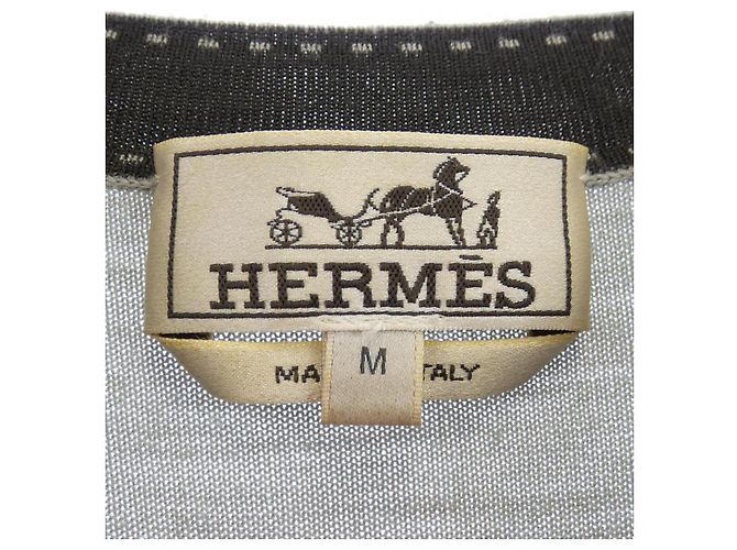 Malhas de lã Hermès Marrom - vista 4