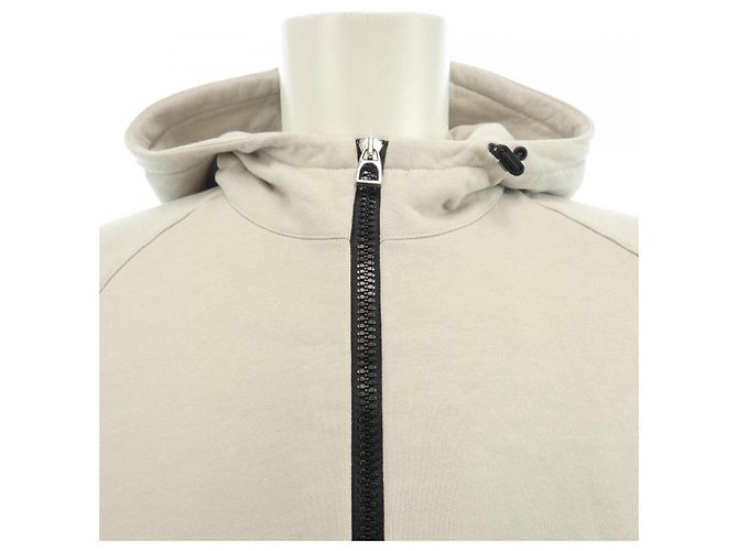 Hermès Hoodie de algodão Hermes Sellier Clou de Selle XXL Bege - vista 5