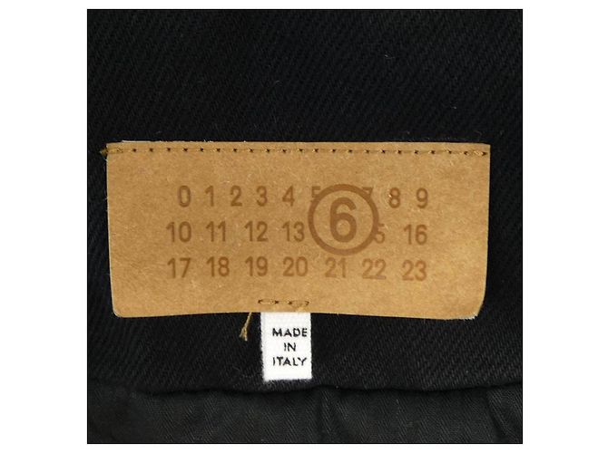 Maison Martin Margiela Chaqueta MM6 SH0AM0037 Negro - vista 4