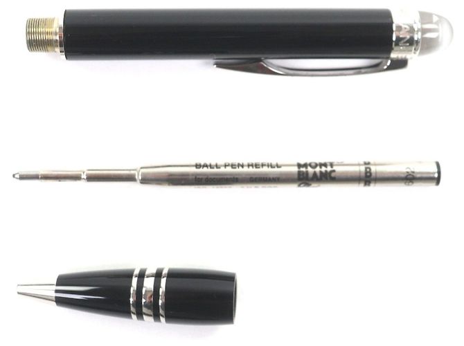 Bolígrafo Montblanc Starwalker Negro Plata - vista 3