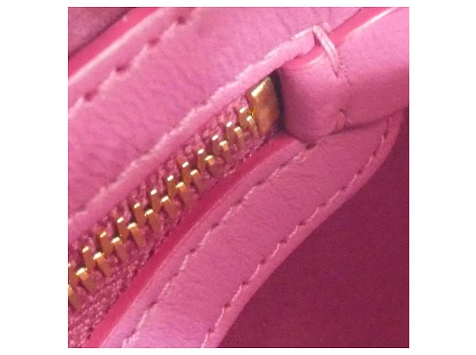 Borsa a tracolla Miu Miu 5BB142 Matelassé Pipi Rosa Bianco D'oro Fuschia - vista 10