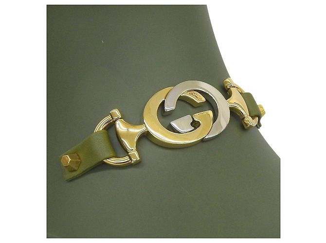 Gucci kurze Gummistiefel Grün - Ansicht 6
