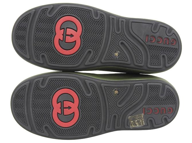 Gucci kurze Gummistiefel Grün - Ansicht 7