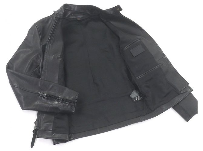 COACH Jacke aus Rindsleder Schwarz - Ansicht 3