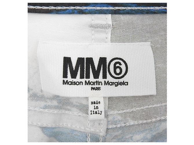 Maison Martin Margiela Pantaloni in cotone MM6 Maison Margiela Multicolore - vista 6