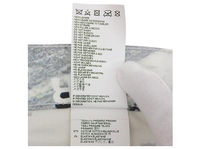 Maison Martin Margiela Pantaloni in cotone MM6 Maison Margiela Multicolore - vista 8