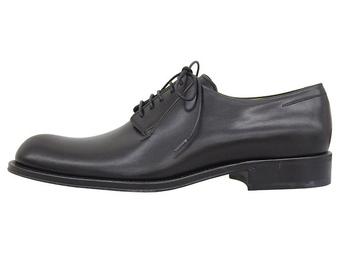 Giorgio Armani Leder-Schnürschuhe Schwarz - Ansicht 3