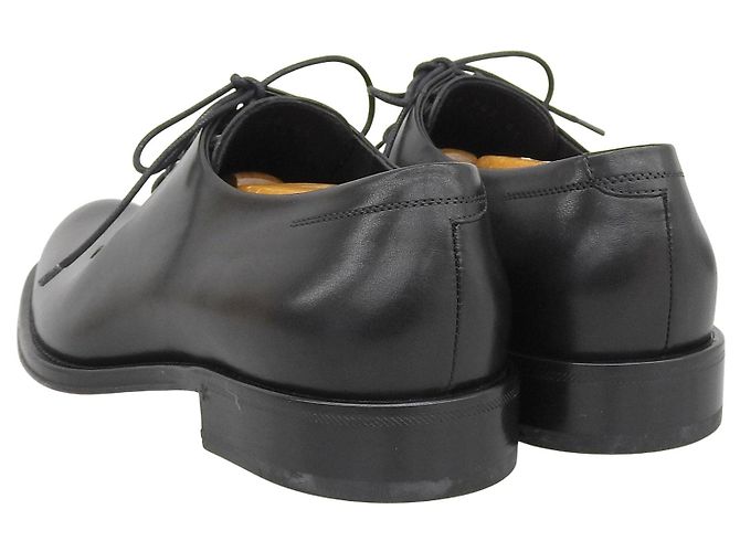 Giorgio Armani Leder-Schnürschuhe Schwarz - Ansicht 5