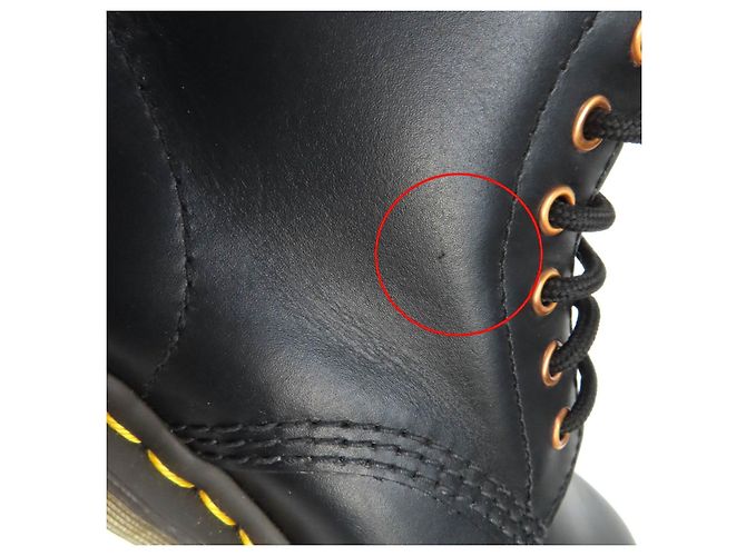 Autre Marque Dr.Martens 1490HDW Lederstiefel Schwarz - Ansicht 10