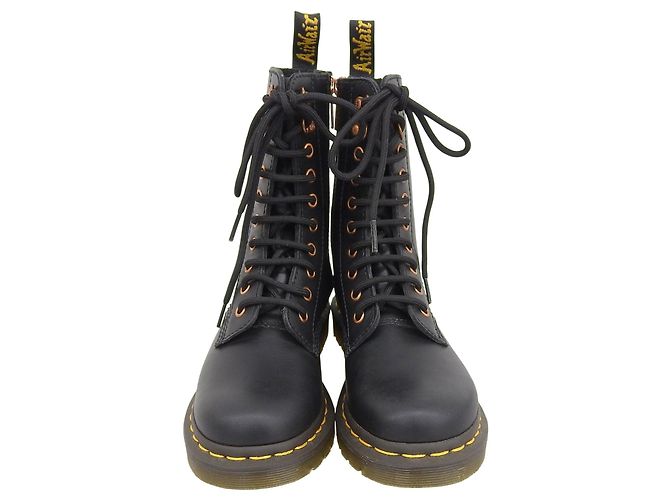 Autre Marque Dr.Martens 1490HDW Lederstiefel Schwarz - Ansicht 4