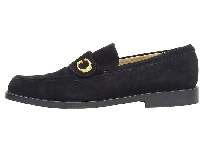 Gucci Wildleder-Loafer Schwarz - Ansicht 2