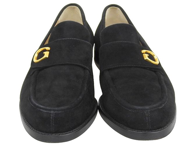 Gucci Wildleder-Loafer Schwarz - Ansicht 3