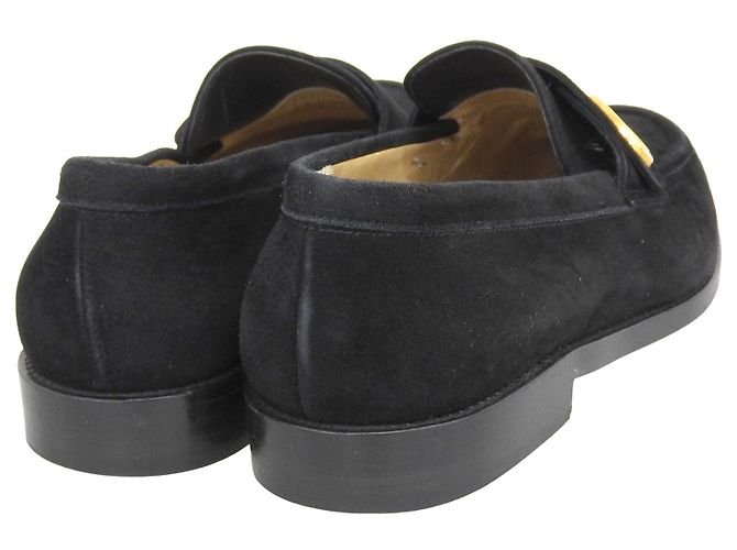 Gucci Wildleder-Loafer Schwarz - Ansicht 4