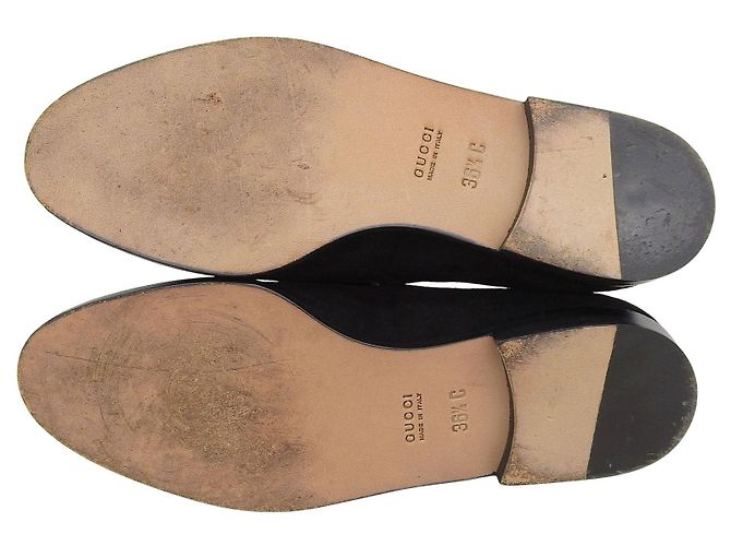 Gucci Wildleder-Loafer Schwarz - Ansicht 6