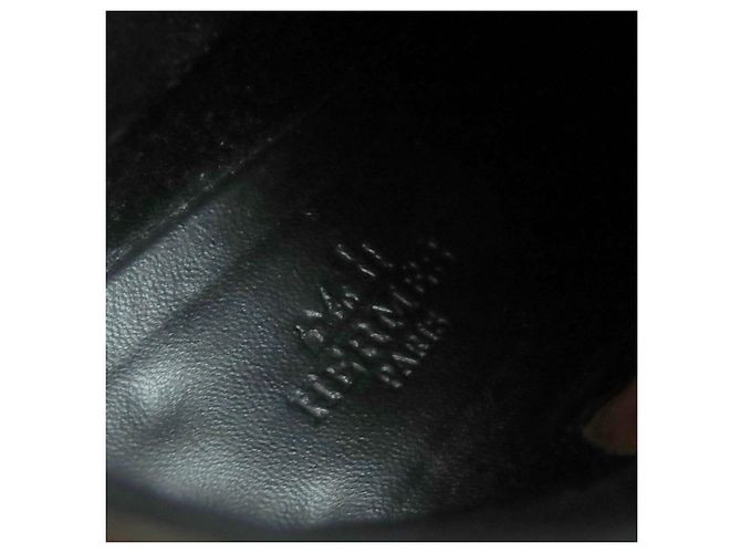 Hermès Demarche35.5 Leather Short Boots Brown - view 11