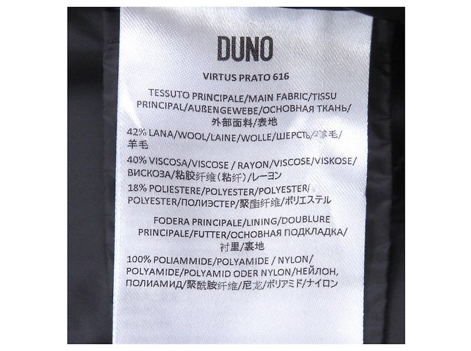 Autre Marque Chaqueta de lana y plumón DUNO VIRTUS PRATO Negro - vista 9