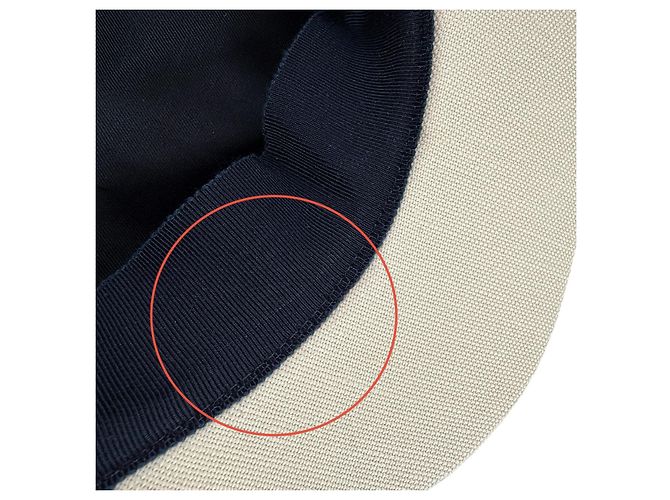 Hermès Casquette Kaval Pop Hemp Cap 59 Bege Cru - vista 11