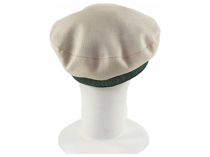 Hermès Casquette Kaval Pop Hemp Cap 59 Bege Cru - vista 4