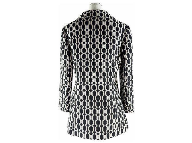 Gucci Wool Jacket Black and Eggshell - view 3