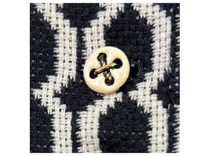 Gucci Wool Jacket Black and Eggshell - view 6