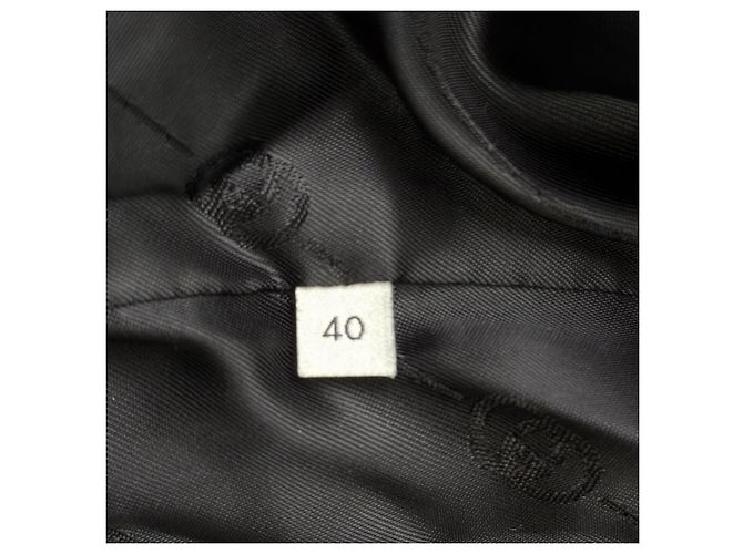 Gucci Wool Jacket Black and Eggshell - view 8