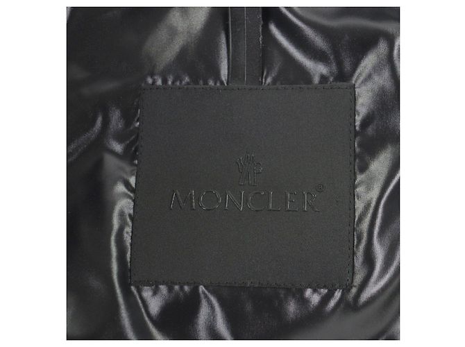 Moncler LYTHRUM Nylon-Daunenweste Braun Schwarz - Ansicht 10