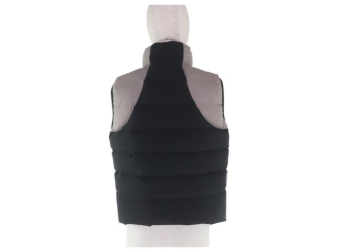 Moncler LYTHRUM Nylon-Daunenweste Braun Schwarz - Ansicht 4