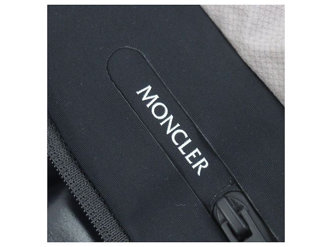 Moncler LYTHRUM Nylon-Daunenweste Braun Schwarz - Ansicht 6