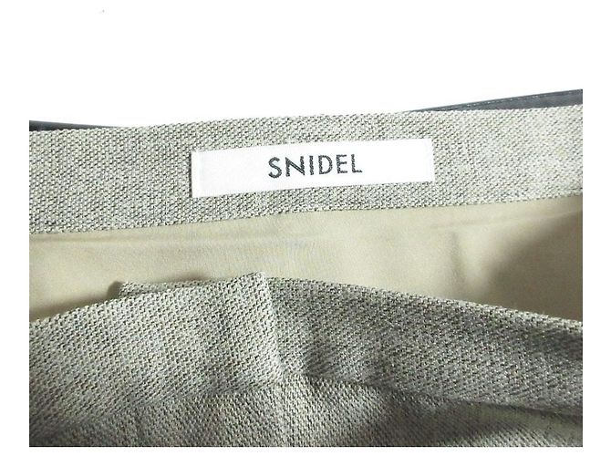 Autre Marque Falda estrecha Snidel Skirt Beige - vista 4